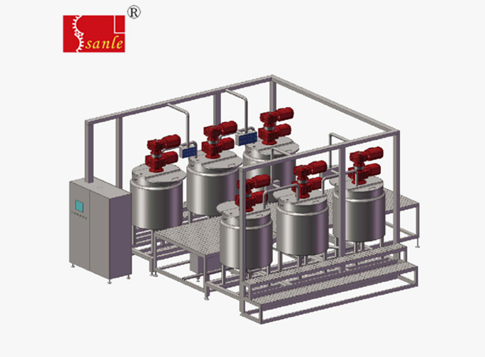 漿料類攪拌醒發(fā)系統(tǒng)連續(xù)生產(chǎn)線